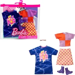 Barbie Moden 2 Outfits Und 2 Accessoires Für Die Barbie-Puppe -Kinderspielzeug Rabatte febb9397c1badf031813d475c4a77567